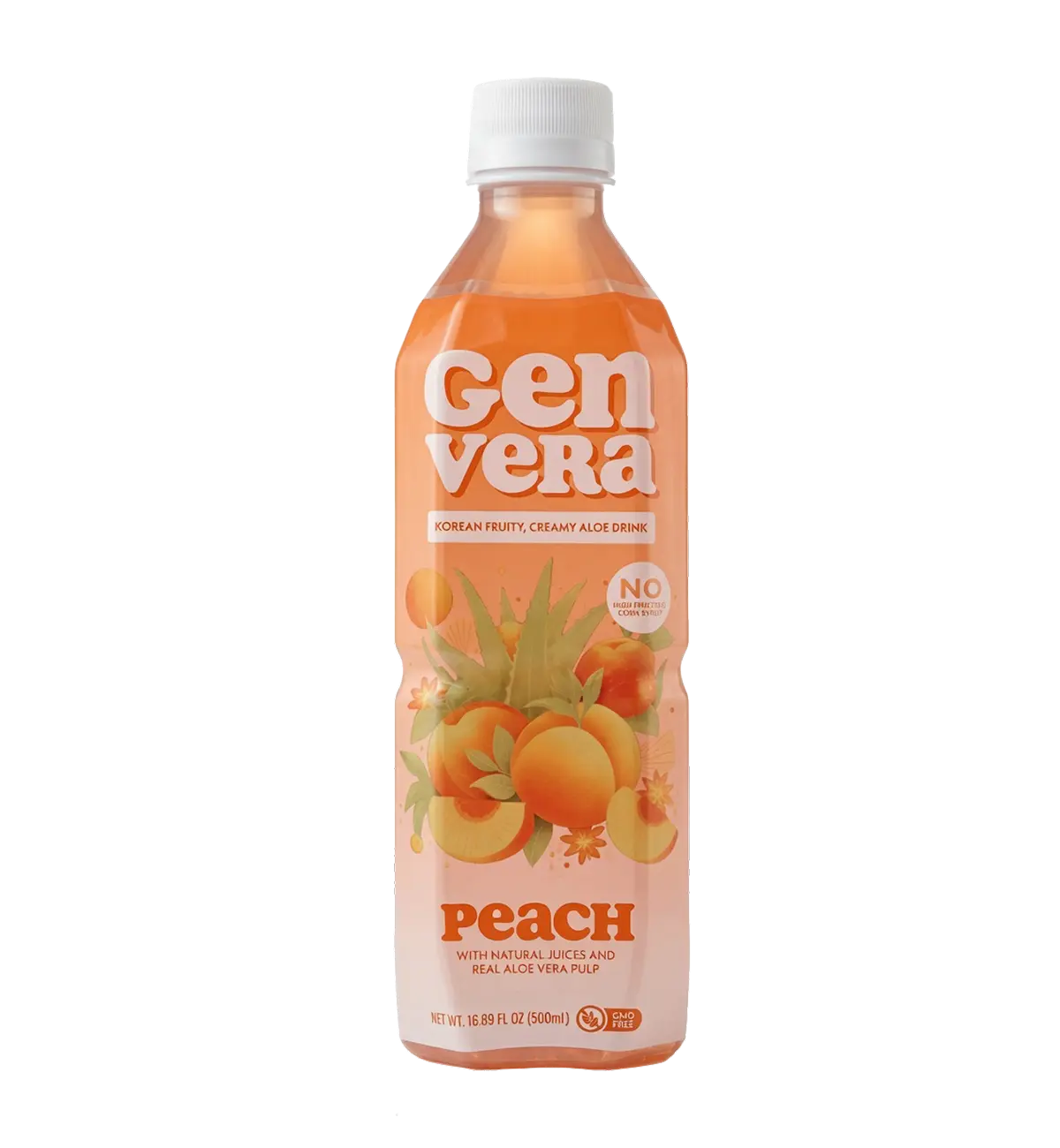 Gen Vera Fruit Beverage, Peach-Flavored Drink
