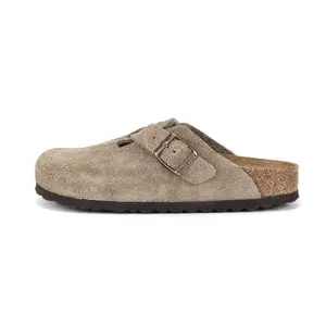 Birkenstock Boston Soft Footbed Suede Taupe