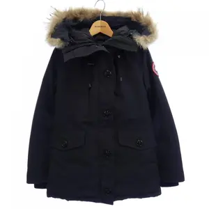Pre-owned Canada Goose Nylon Small Leather Goods Charlotte Parka Down Coat