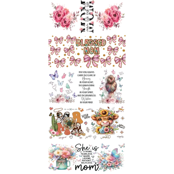 MOM UV DTF bundle for 16 oz cups