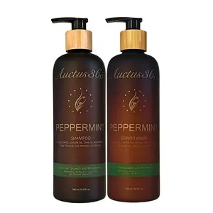 Auctus365 100% Organic Peppermint Shampoo and Conditioner