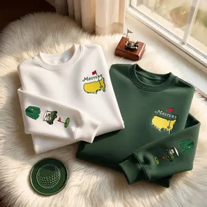 Embroidered Masters Golf Sweatshirt Golf Tradition Apparel, Sport Apparel Gift