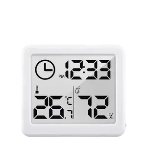 Slim and simple smart home electronic digital temperature and humidity meter, home thermometer, indoor hygrometer