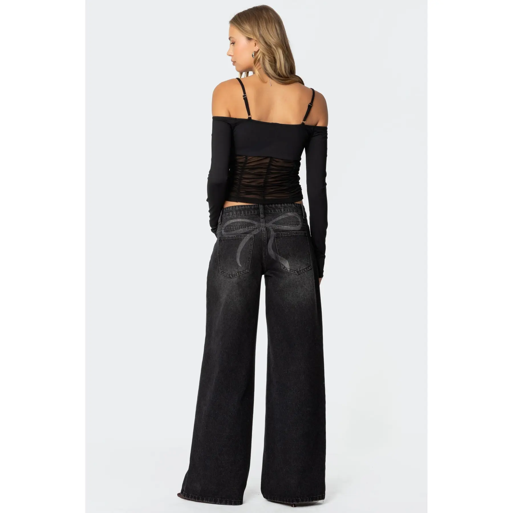 ILÉAN Vintage Paint Baggy Pants ilean 1 ILÉAN Vintage Paint Baggy Pants ilean 1