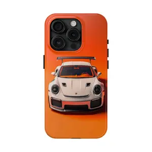Porsche Super Car Protective Themed Phone Case Premium Matte Texture, Protection, Shockproof, Anti-Drop, For IPhone 17-11, Pro Max, Pro Plus, and Samsung S25-23 Protection Safety