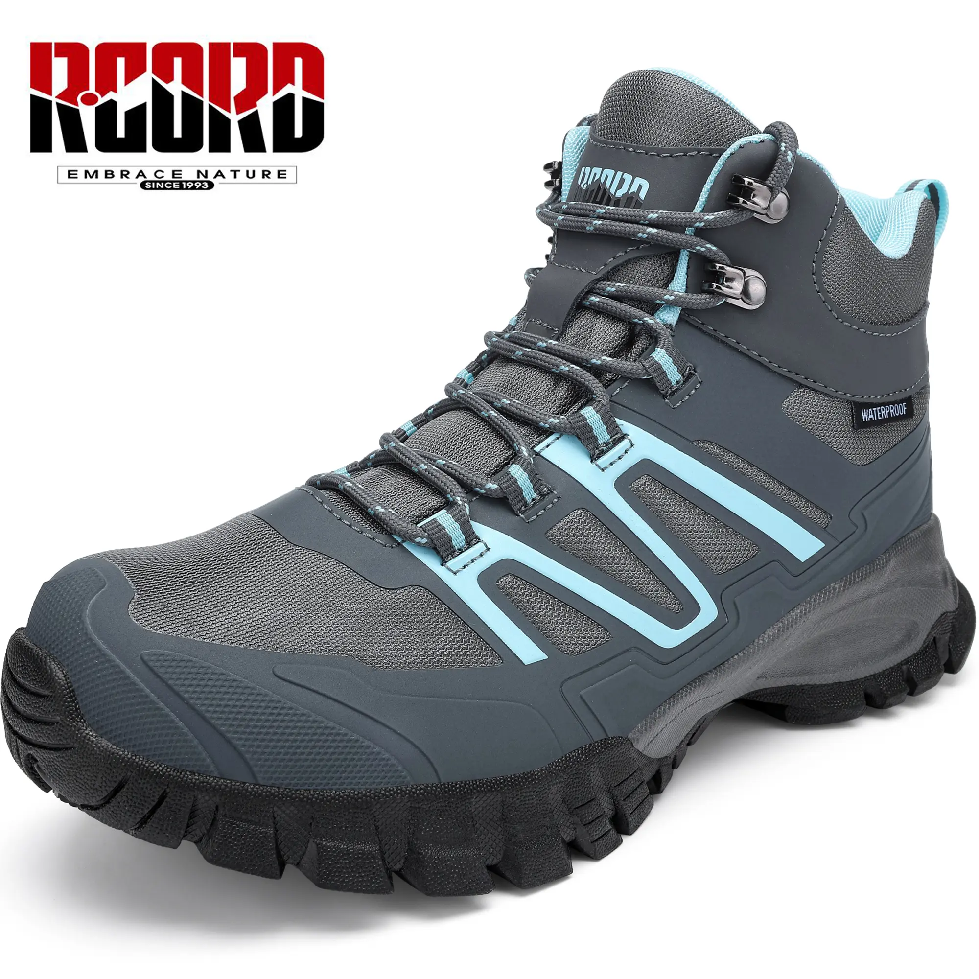 R CORD Womens Hiking Boots Waterproof Non-Slip Comfortable Outdoor Hiking Boots Womens Hiking Shoes Comfortable Outdoor Walking Boots Hiking Shoes for Women