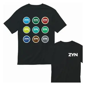 Zyn Flavors 2 Sides T-Shirt – Full Color Graphic Tee Featuring Popular Nicotine Pouch Designs, Comfortable Streetwear Fit For Him And Her, Bold And Trendy Gift For Zyn Fans Of All Sizes