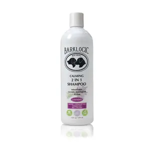 BarkLogic Calming 2 in 1 Shampoo with Lavender Essential Oil for Dogs - Sulfate Free, Gentle & Hypoallergenic - Puppy Safe, Cruelty Free, Vegan - Made in the U.S.A.