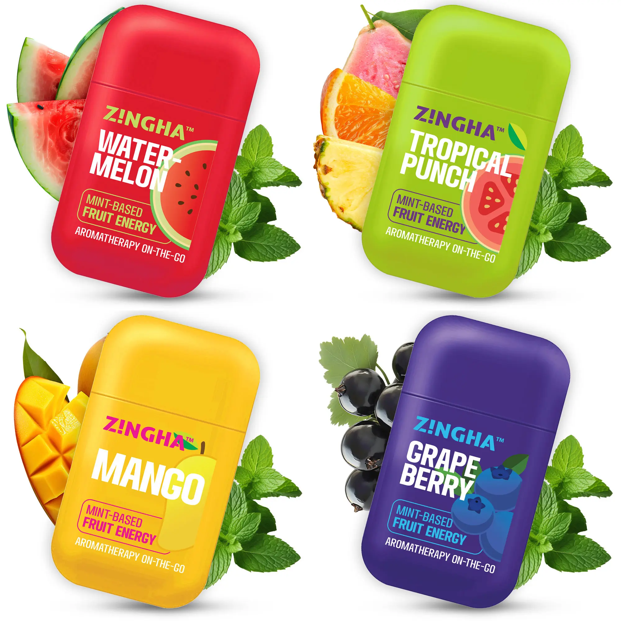 Z!NGHA AROMA THERAPY ON THE GO DUAL INHALER Therapeutic Healthcare Healthy  Wellness aromatherapy inhaler essential oil blend - TikTok Shop
