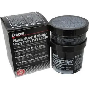 Devcon 1 Lb Pail Two Part Epoxy 5 min Working Time, 2,026 psi Shear Strength, Series Plastic Steel 10240