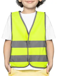VICTGOAL Kids Safety Vest Reflective Clothing for Children Training Sports Protective School Outdoor High Visibility Fluorescent Strips