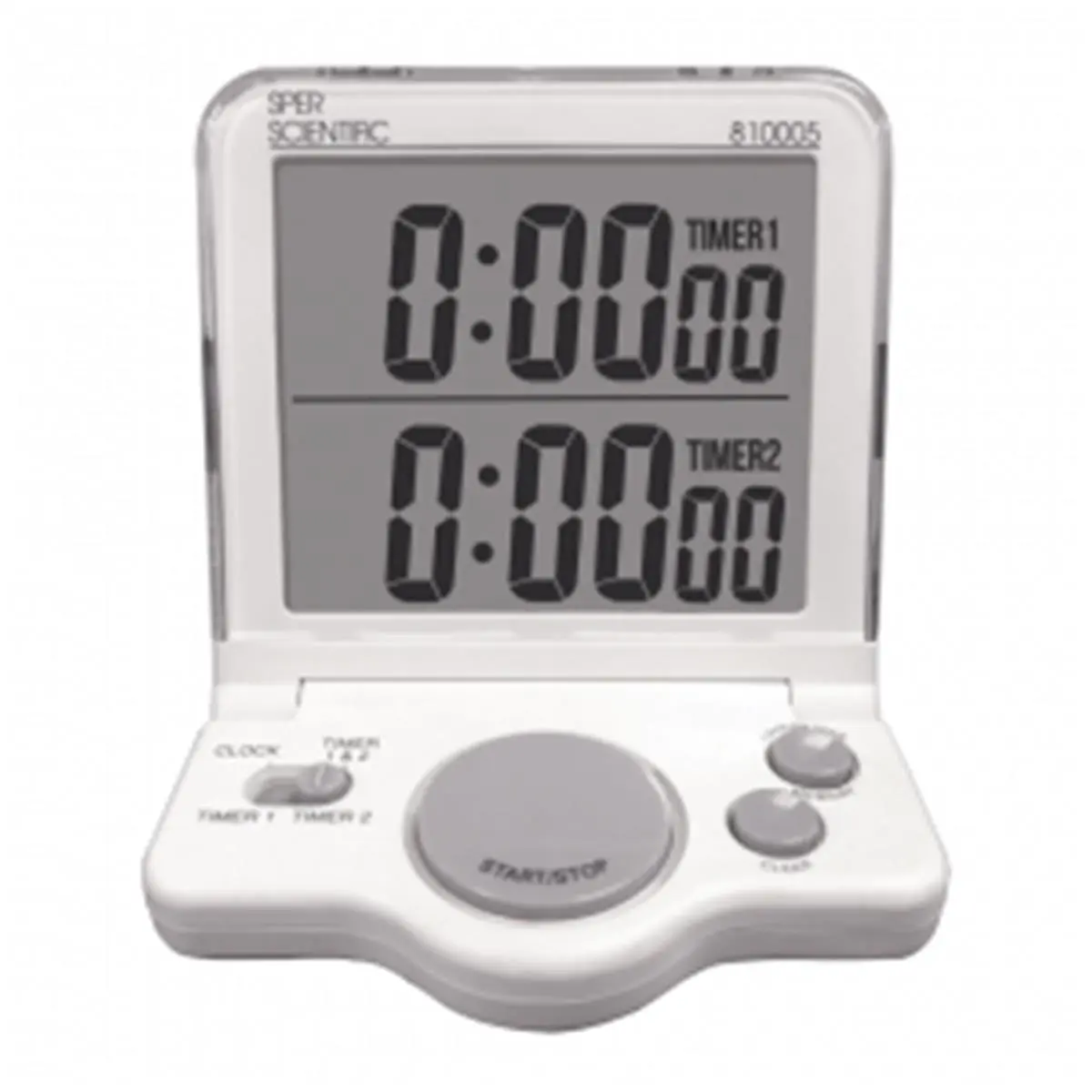 212 MAIN Digital Adjustable Timer - Sports & Outdoor Stopwatch with Large White Display, Wall Mount, Dual Channels