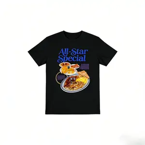 100% CottonAll-Star Special Breakfast T-Shirt, Unisex Graphic T-shirt, Vintage 90s style top clothing, Unisex graphic Streetwear shirts