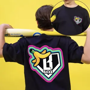 Youth Banana Baseball Graphic Shirt, Funny Baseball Lifestyle Tee For Game Day, Streetwear Baseball Fan Shirt, USA-Made & Printed Apparel, Youth Shirt Available In Sizes XS–XL