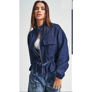 Dark Denim Utility Jacket