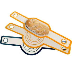 0.7mm Silicone Baking Mat Dutch Oven Liner Round Oval Long Handle Heat Resistant for Bread Pastry Baking