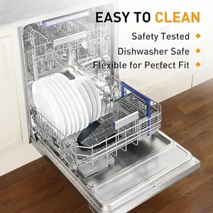 2024 Upgraded Silicone Stove Gap Covers – Heat Resistant Kitchen Counter Gap Filler 2-Pack, 21 Inches, Spill-Proof & Easy to Clean Perfect for Stovetops, Cabinets & Countertops