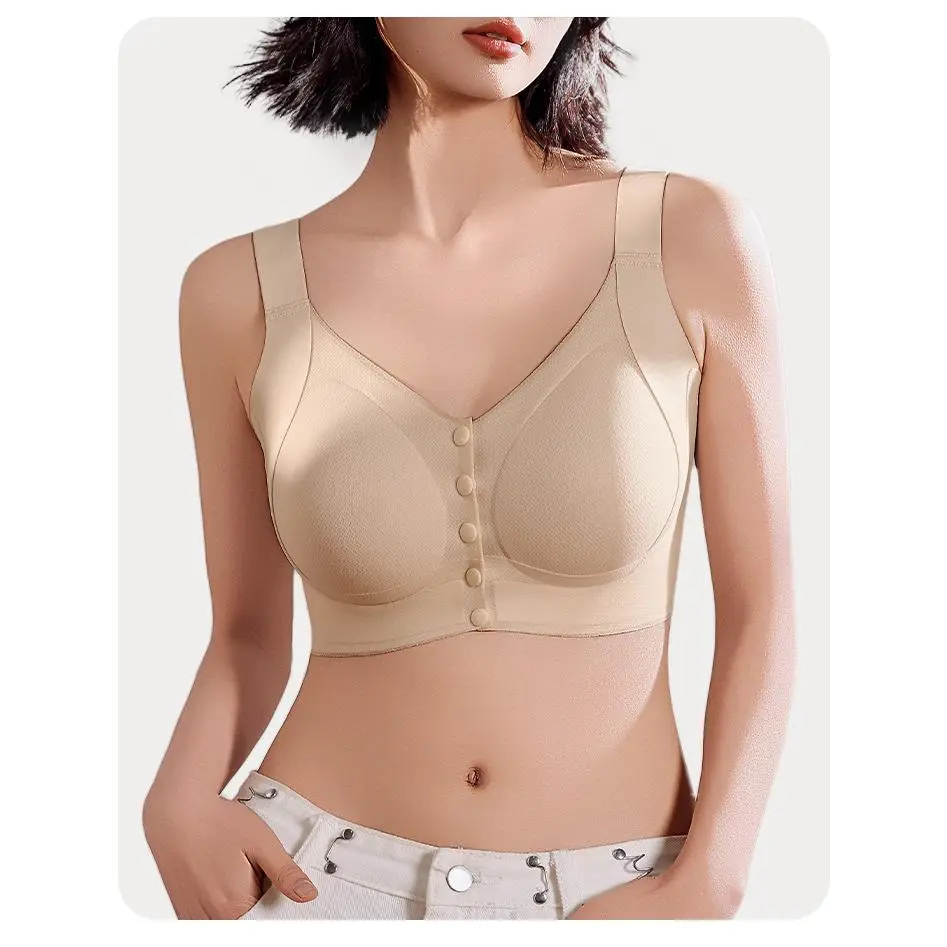 Adjustable Front-Close Bra - Lift & Minimize Slimming U-back design with full coverage Breathable cups reduce bust line with anti-sag support  waist  trainer  body minimizer