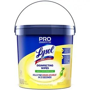 Reckitt RAC99856 Lemon Bucket Disinfectant Wipe, Pack of 800