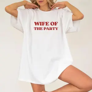 Wife Of The Party TShirt, Bride to be gift, Engagement Party gift, Bachelorette Party tee, Funny Bride Tee, Bride Tribe Shirt graphic tees