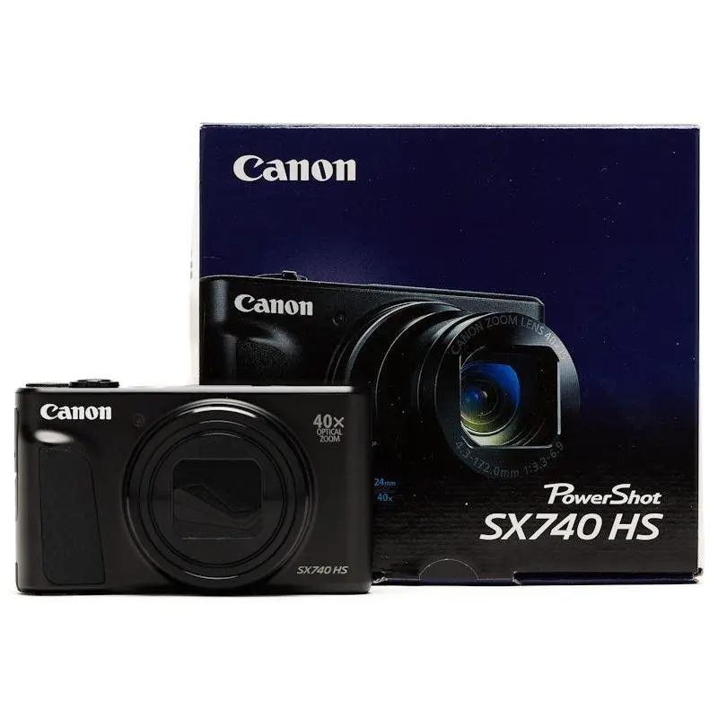 Canon PowerShot SX740 HS 20.3-Megapixel Digital Camera 2955C001 Black by StockX
