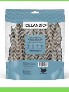 ICELANDIC+ Air Dried Herring Whole Pet Treats 3.2Oz - Pure Wild-Harvested Crunchy Snacks with Omega-3s for Healthy Skin & Coat