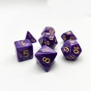 2026 Horse Year Gift Set, 7-Piece D&d Dice Kit, Mystical Textured Dice, Enhance Table Games, Perfect for Holidays and Parties