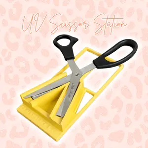 UV Scissor Station | Resin Scissor Holder for UV Curing | Glitter Scissor Stand | Craft Tool Holder