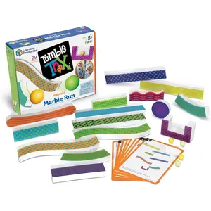 Tumble Trax Magnetic Marble Run - Montessori , Classroom Must Haves, Small Magnets Balls, STEM Toys for Kids, Fine Motor Skills, Gifts for Boys and Girls, Wall Activity7