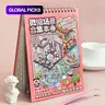 Miniature Scene Collection Book with 20pcs Scene Card Paper & 25pcs Sticker & 1 Count Tweezers, 3D DIY Decorative Sticker Book, Gift Wrapping Set, Scrapbook Kit #GLOBAL PICKS