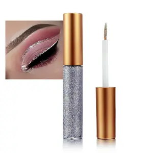 Waterproof Sliver Glitter Eyeliner Liquid - Long-lasting