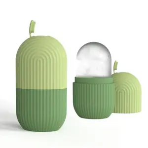 Ice Roller for Face,  Lightweight Facial Contouring Massager to Enhance Skin Care Glow, Reusable Leakproof Ice Facial Roller Cube Mold, Facial Care Tools Gift