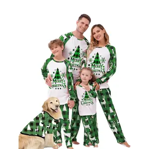 Matching Family Christmas Pajamas Set Boys Girls Holiday Pjs for Women Men Sleepwear Xmas Festival Jammies