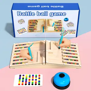 Wooden Magnetic Puzzle Game Set, Stem Montessori Puzzle, Color Matching, Hand-Eye Coordination, Montessori Early Education, Ideal Birthday Gift for Kids