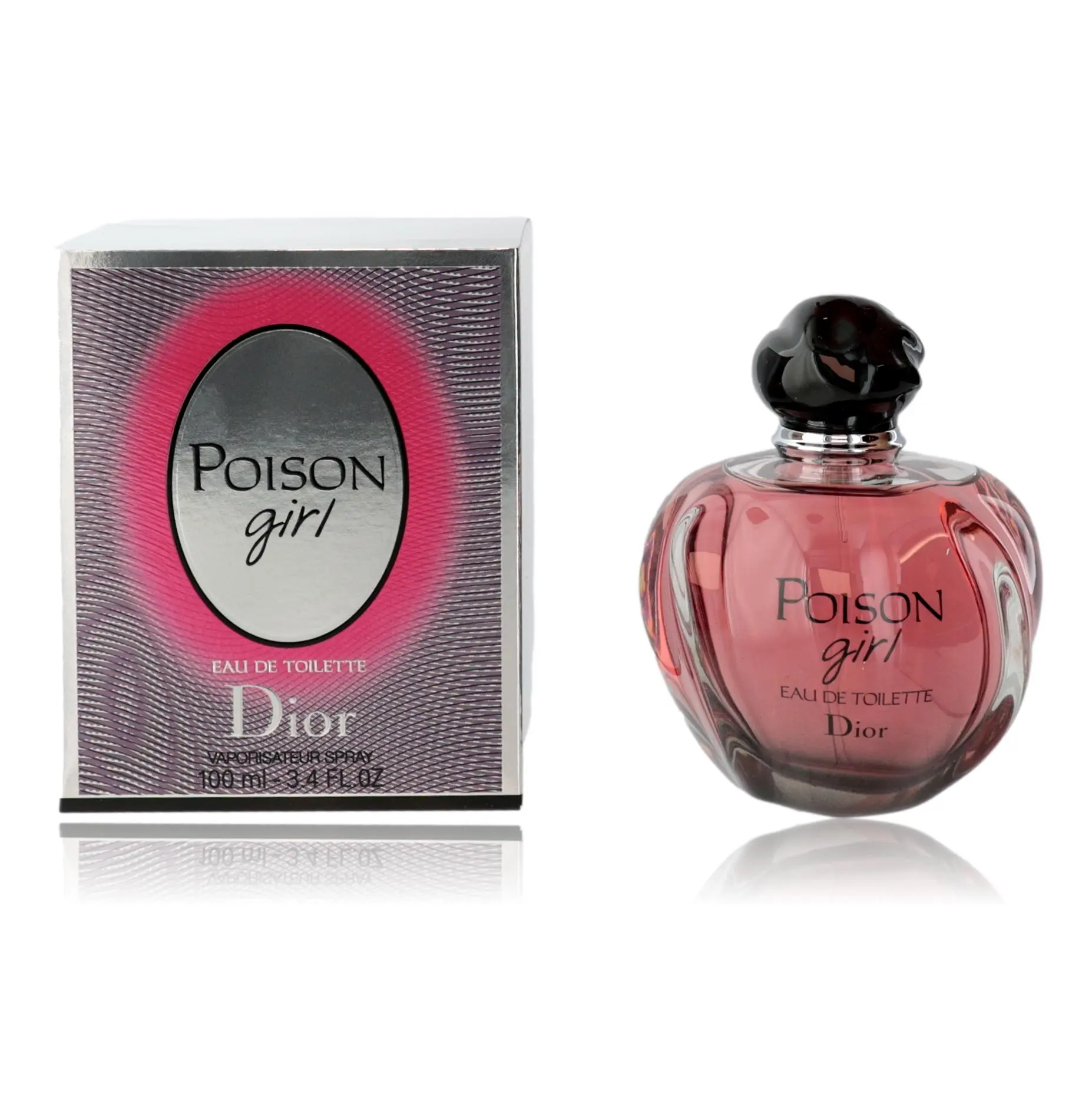 Poison Girl by Christian Dior, 3.4 oz EDT Spray for Women, Signature Scent, 3.4 Fl Oz, Rose & Citrus, Almond, Women's Fragrance, Floral Blend, Sicilian Bitter Orange, Vanilla, Venezuelan Tonka Bean, Warm Oriental Luxury, Precious Ingredients