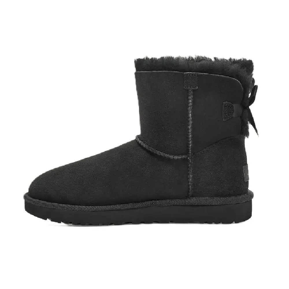 Women's UGG Mini Bailey Bow II Black (1016501-BLK) Women's UGG Mini Bailey Bow II Black (1016501-BLK)