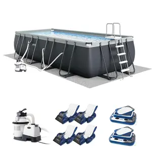 Intex 18ft x 9ft x 52in Ultra XTR Frame Pool, Cooler (2 Pack), & Float (4 Pack)
