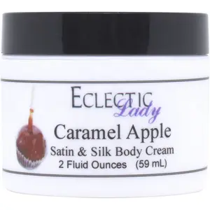 Caramel Apple Satin and Silk Cream,  Body Cream, Body Lotion