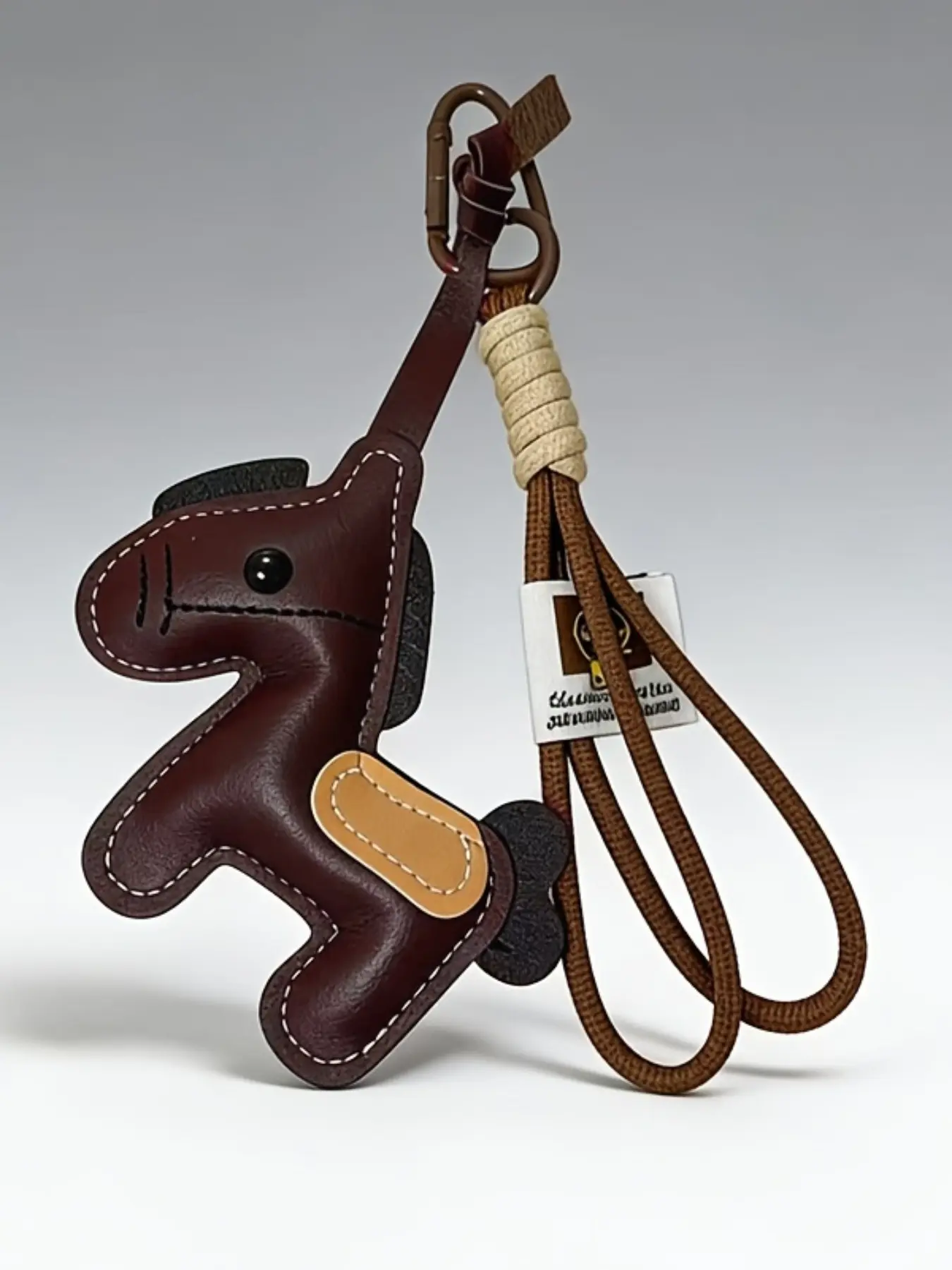 Brown Rope Single-Rope Horse