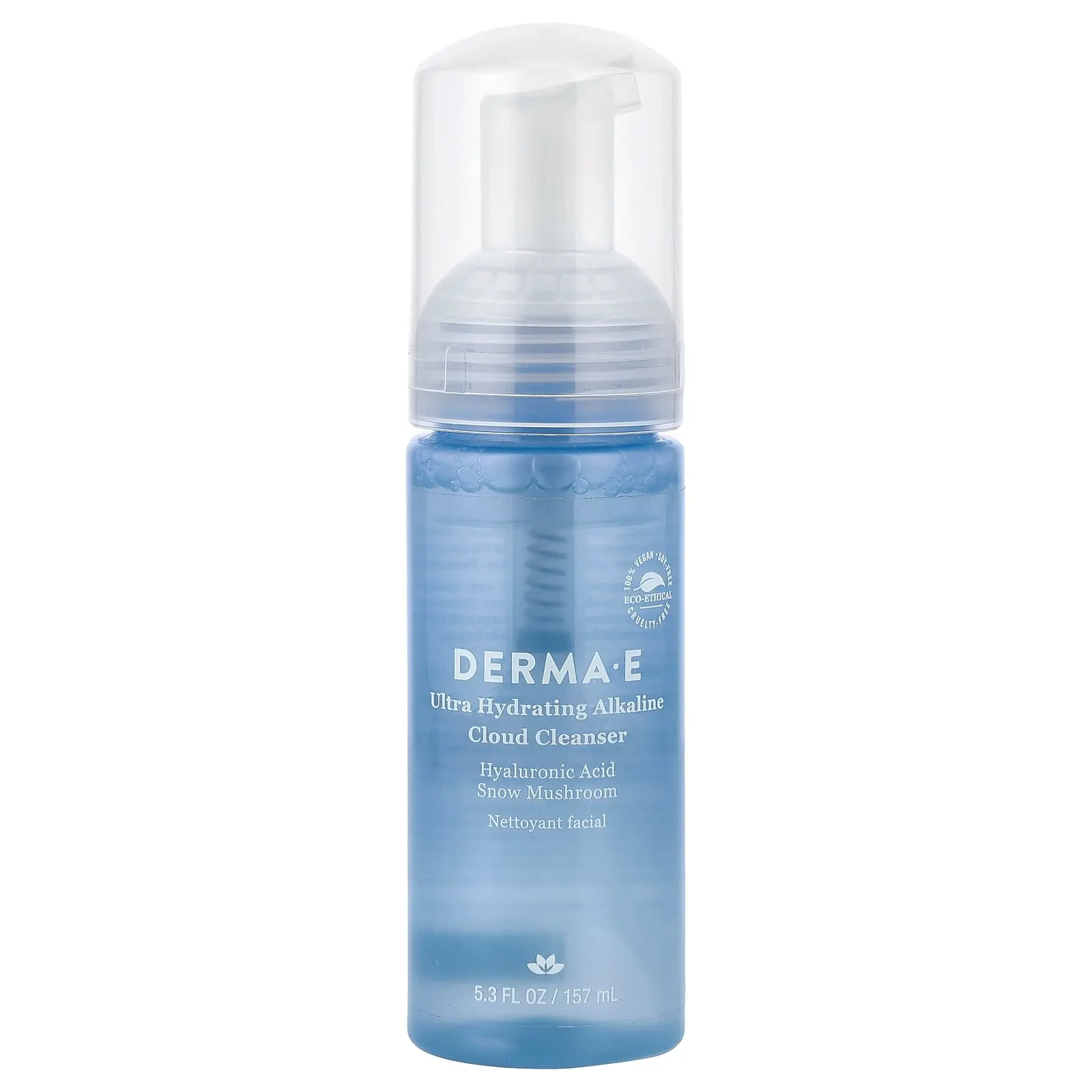 DERMA E Ultra Hydrating Alkaline Cloud Cleanser, 5.3 fl oz (157 ml)