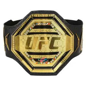 UFC Championship Replica Belt -  2mm Leather Straps  - Fan Gift - Collectibles