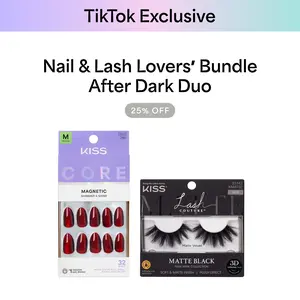 [TikTok Exclusive] KISS Nail & Lash Lovers' Bundle - After Dark Duo