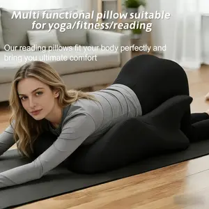 Ergonomic Memory Foam Bed Pillow – Multi-Purpose Backrest/Leaning/Lying Pillow, Neck & Shoulder Support, Removable Washable Pillowcase, Suitable for Sleeping, Reading, Working, Birthday Gift