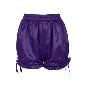 Dark Purple Satin Bloomers