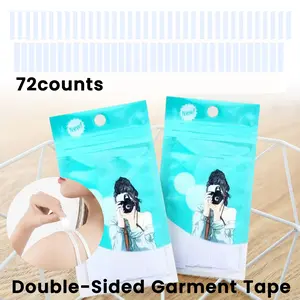 72 Counts Double Sided Fashion Tape for Women, Strong Adhesion and Thin Design That Stays Hidden Under Various Clothing