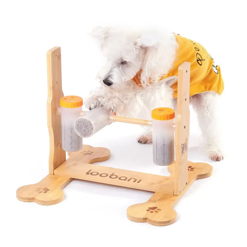 Dog Food Puzzle Toys, Interactive Dog Toys for Dogs IQ Training and Mental Stimulation, Three Adjustable Height Dog Treat Toy, Dog Slow Feeder Toy for
