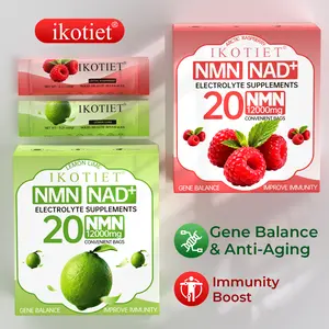 IKOTIET Edible Arctic NAD+ Anti-Aging Electrolyte Cellular Regeneration Vitamin Powder - 300mg Nicotinamide Riboside (NR), 150g, 30 Servings, 1 Daily Packet per Box, FDA-Registered Dietary Supplement for Energy & Metabolism Support