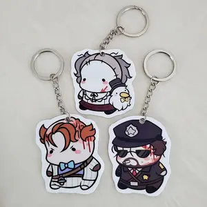 Outlast Trials Stickers Featuring Franco Barbi Mother Gooseberry and Leland Coyle, Horror Game Character Sticker Set, Dark Indie Horror Aesthetic, Gift for Outlast Trials Fans, Gift for Horror Game Lovers