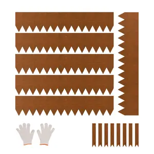 VEVOR Steel Landscape Edging 6 Packs 40x8 in Weather-Resistant Garden Edging Border