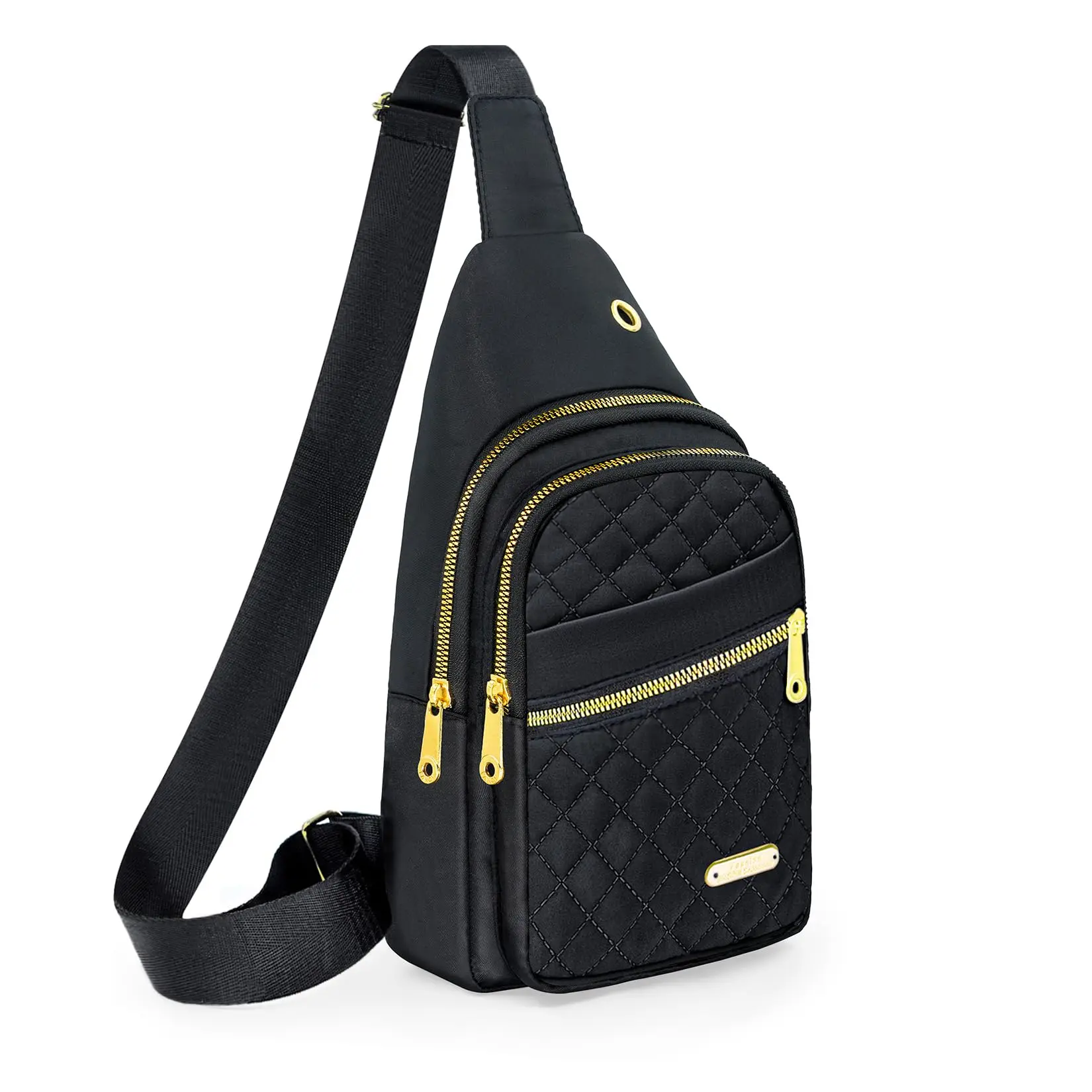 Sling Bag for Women - Foldable Crossbody Sling Backpack with Zippered Compartment and Adjustable Strap, Perfect for Dating, Shopping and Traveling